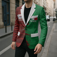 South Korea and Mexico National Football Custom Blazer Taegeuk Warriors with El Tricolor Grunge Split Style