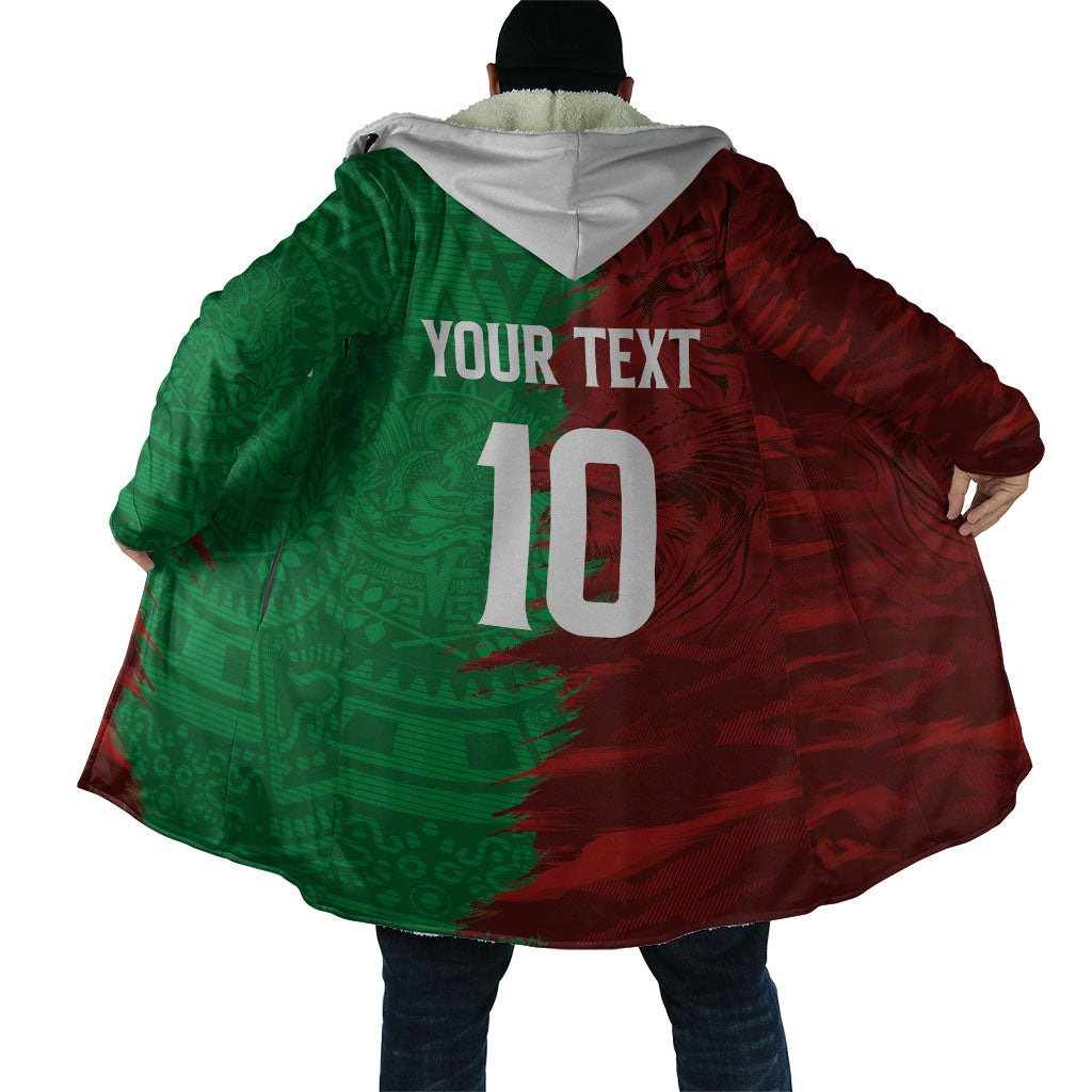 South Korea and Mexico National Football Custom Cloak Taegeuk Warriors with El Tricolor Grunge Split Style