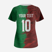 South Korea and Mexico National Football Custom Scrub Top Taegeuk Warriors with El Tricolor Grunge Split Style