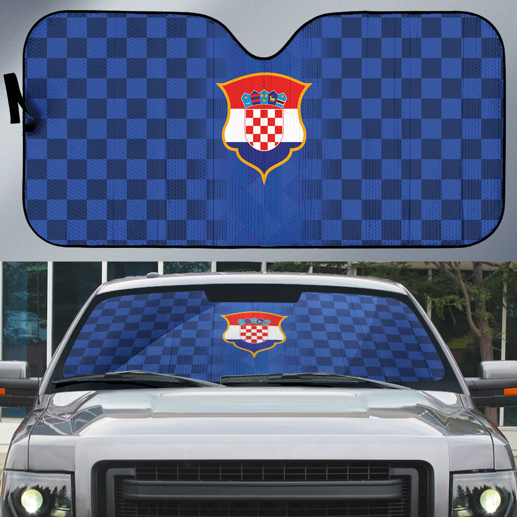 Croatia Football Auto Sun Shade Vatreni Glory 2026 Away Colors
