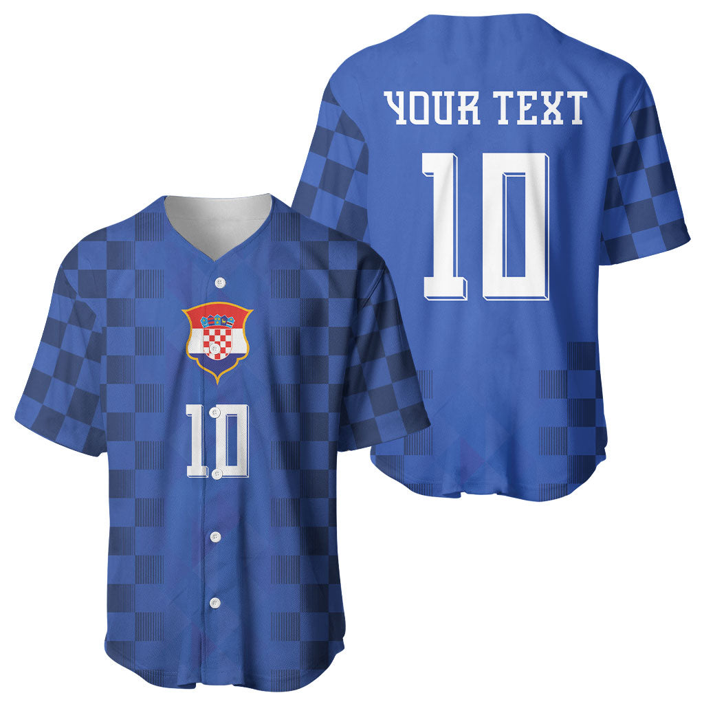 Croatia Football Custom Baseball Jersey Vatreni Glory 2026 Away Colors