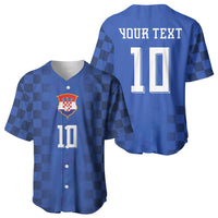 Croatia Football Custom Baseball Jersey Vatreni Glory 2026 Away Colors