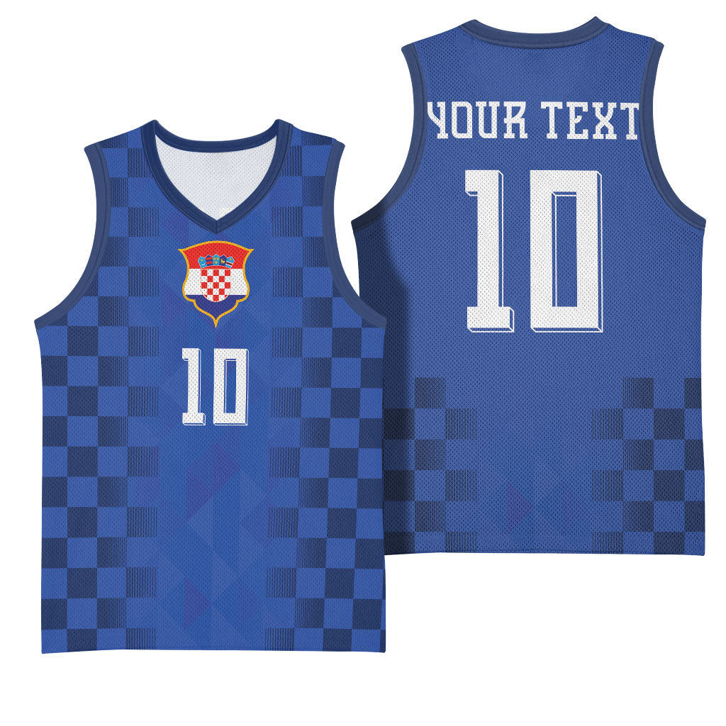 Croatia Football Custom Basketball Jersey Vatreni Glory 2026 Away Colors