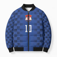 Croatia Football Custom Bomber Puffer Jacket Vatreni Glory 2026 Away Colors