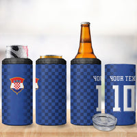 Croatia Football Custom 4 in 1 Can Cooler Tumbler Vatreni Glory 2026 Away Colors