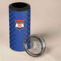 Croatia Football Custom 4 in 1 Can Cooler Tumbler Vatreni Glory 2026 Away Colors