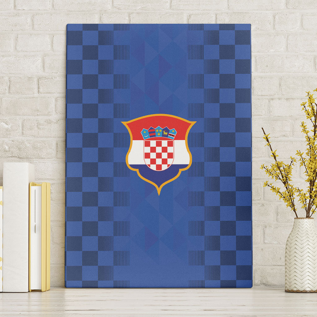 Croatia Football Canvas Wall Art Vatreni Glory 2026 Away Colors