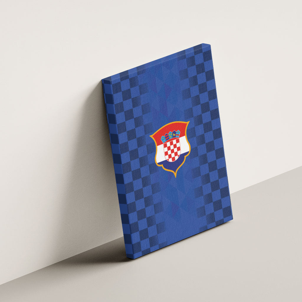Croatia Football Canvas Wall Art Vatreni Glory 2026 Away Colors