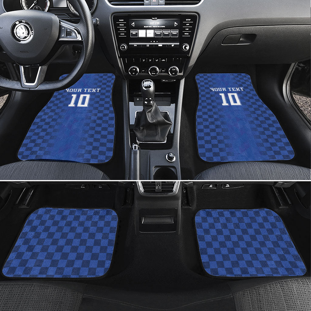 Croatia Football Custom Car Mats Vatreni Glory 2026 Away Colors