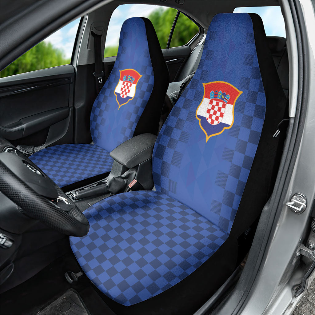 Croatia Football Car Seat Cover Vatreni Glory 2026 Away Colors