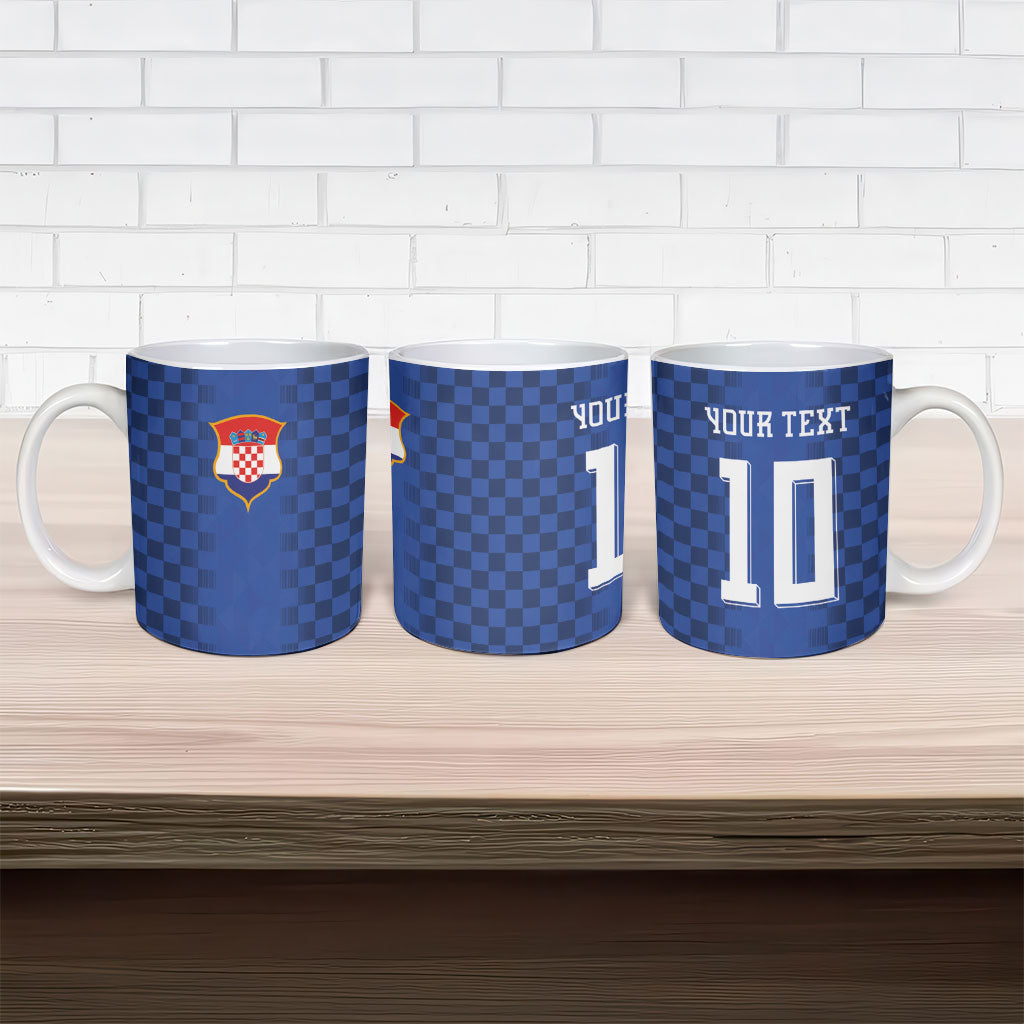 Croatia Football Custom Ceramic Mug Vatreni Glory 2026 Away Colors