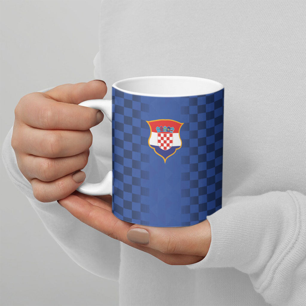 Croatia Football Custom Ceramic Mug Vatreni Glory 2026 Away Colors