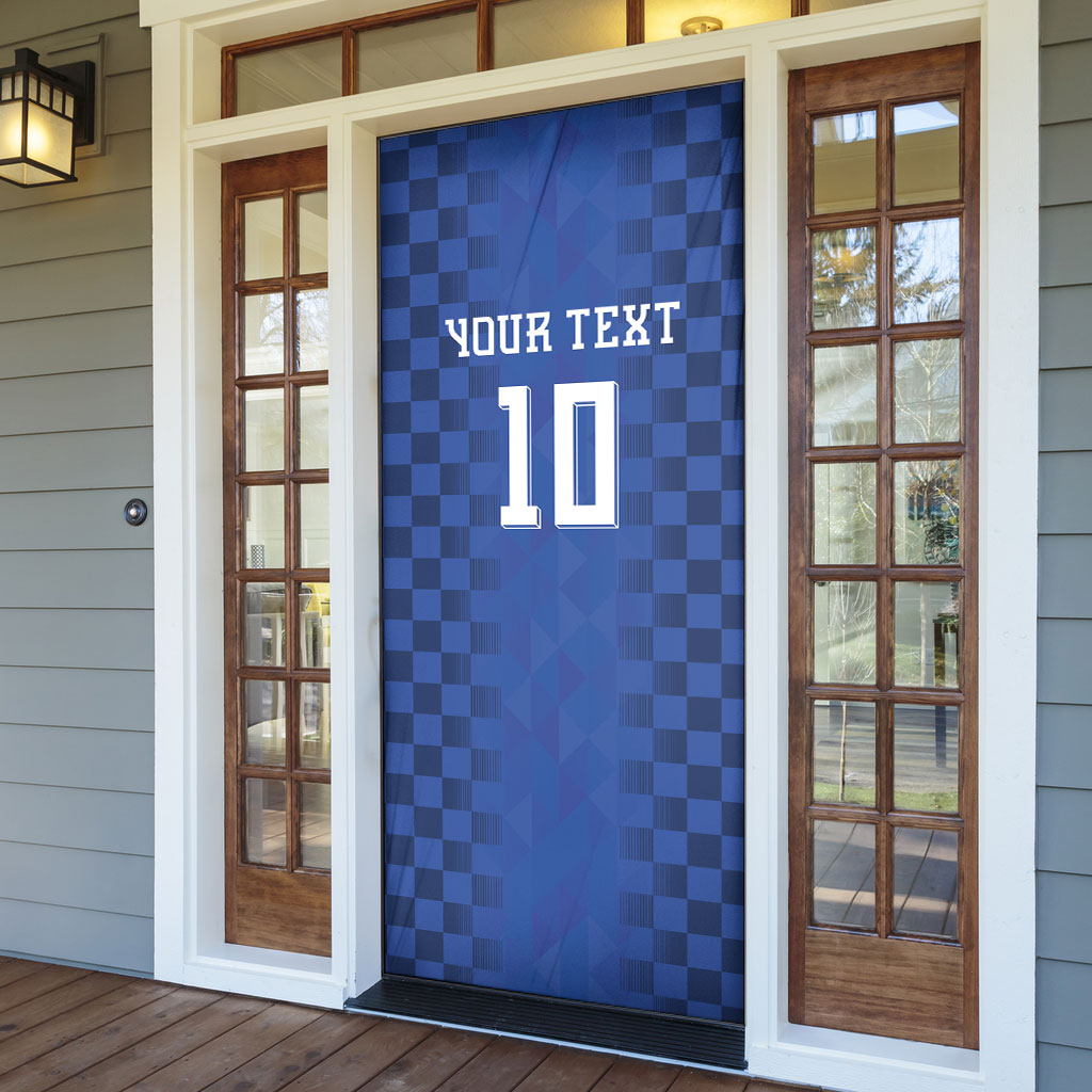 Croatia Football Custom Door Cover Vatreni Glory 2026 Away Colors