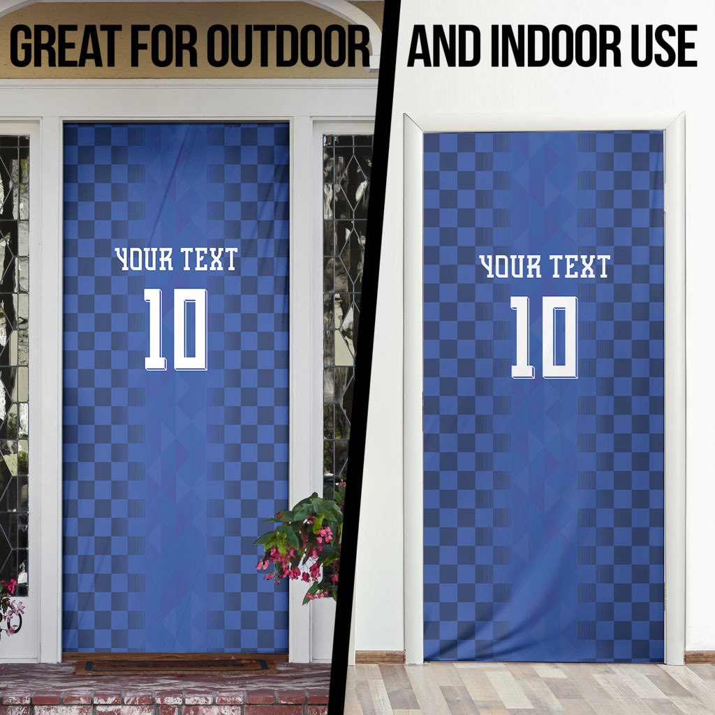 Croatia Football Custom Door Cover Vatreni Glory 2026 Away Colors