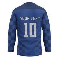 Croatia Football Custom Hockey Jersey Vatreni Glory 2026 Away Colors