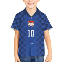Croatia Football Custom Kid Hawaiian Shirt Vatreni Glory 2026 Away Colors