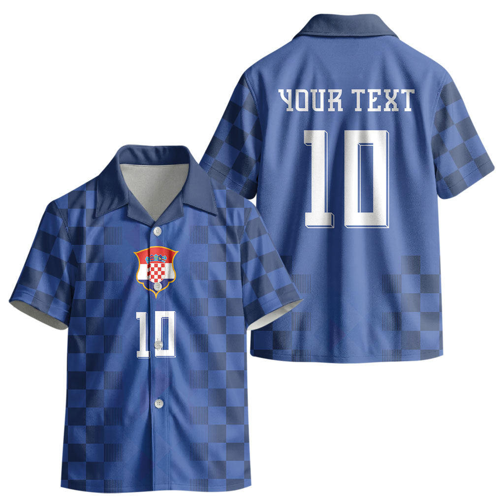 Croatia Football Custom Kid Hawaiian Shirt Vatreni Glory 2026 Away Colors LT03