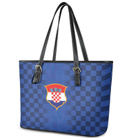 Croatia Football Leather Tote Bag Vatreni Glory 2026 Away Colors