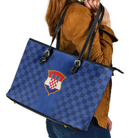 Croatia Football Leather Tote Bag Vatreni Glory 2026 Away Colors