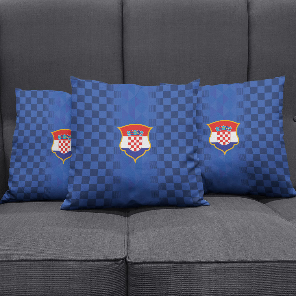 Croatia Football Pillow Cover Vatreni Glory 2026 Away Colors