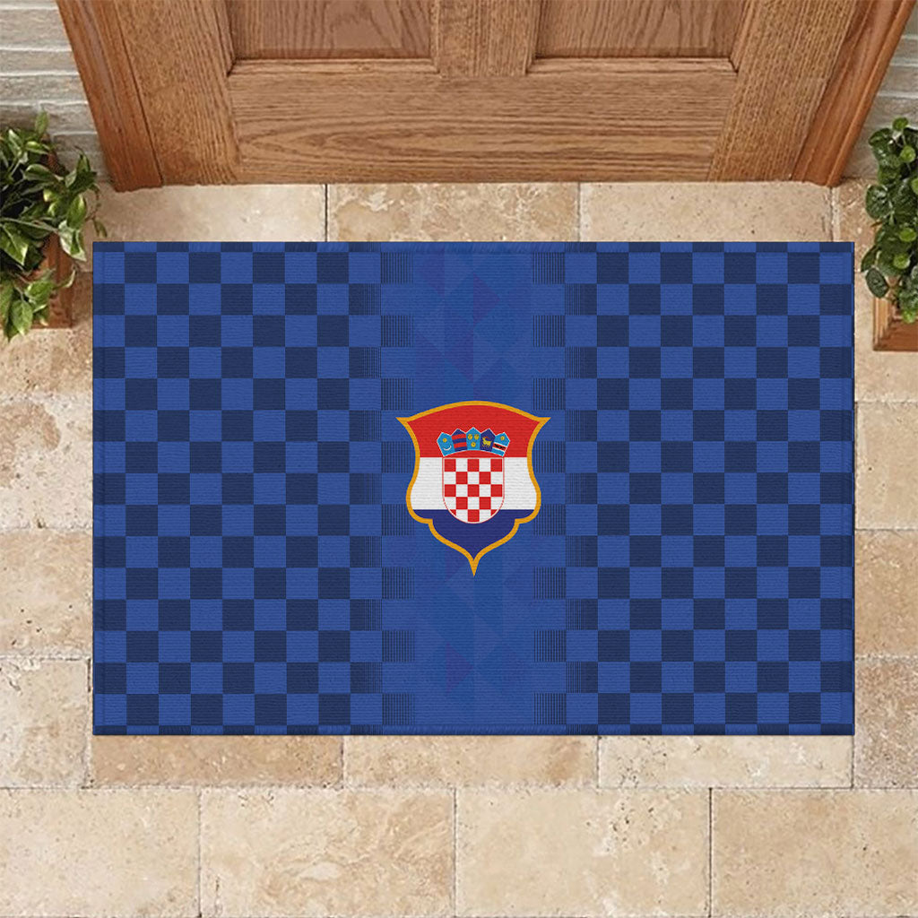 Croatia Football Rubber Doormat Vatreni Glory 2026 Away Colors