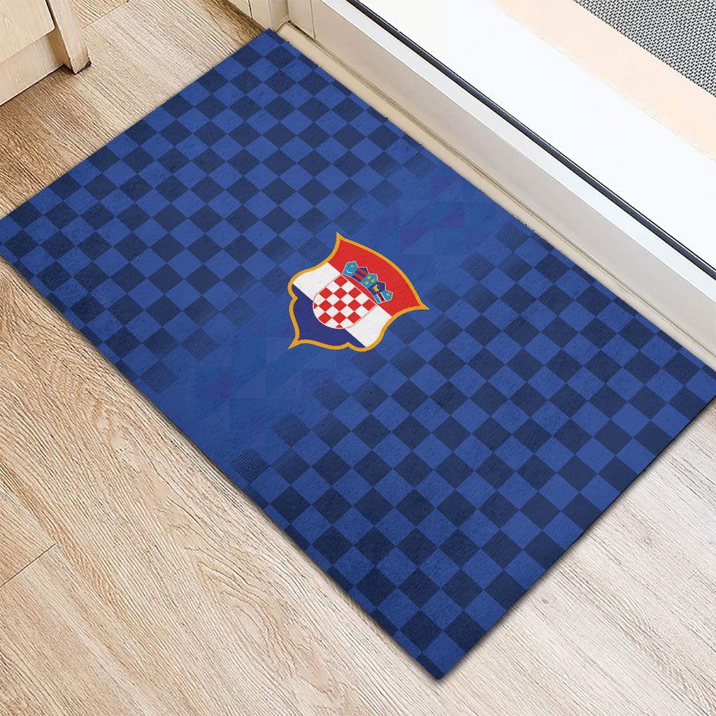Croatia Football Rubber Doormat Vatreni Glory 2026 Away Colors