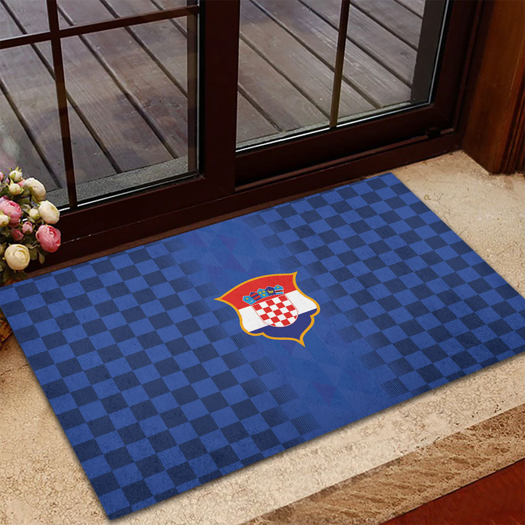 Croatia Football Rubber Doormat Vatreni Glory 2026 Away Colors