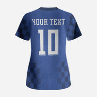 Croatia Football Custom Scrub Top Vatreni Glory 2026 Away Colors