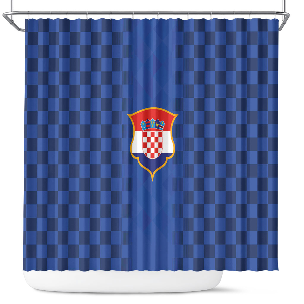 Croatia Football Shower Curtain Vatreni Glory 2026 Away Colors