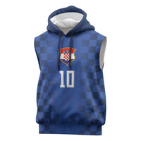 Croatia Football Custom Sleeveless Hoodie Vatreni Glory 2026 Away Colors