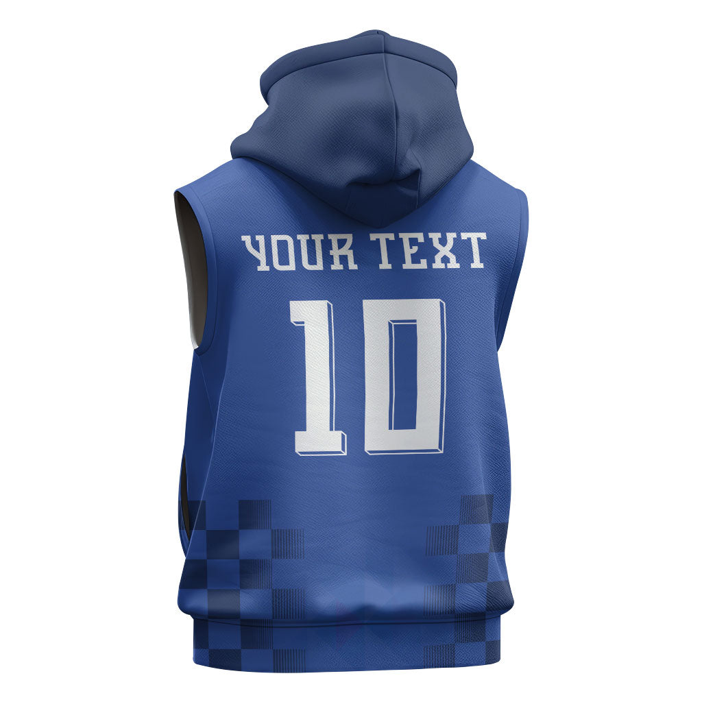 Croatia Football Custom Sleeveless Hoodie Vatreni Glory 2026 Away Colors