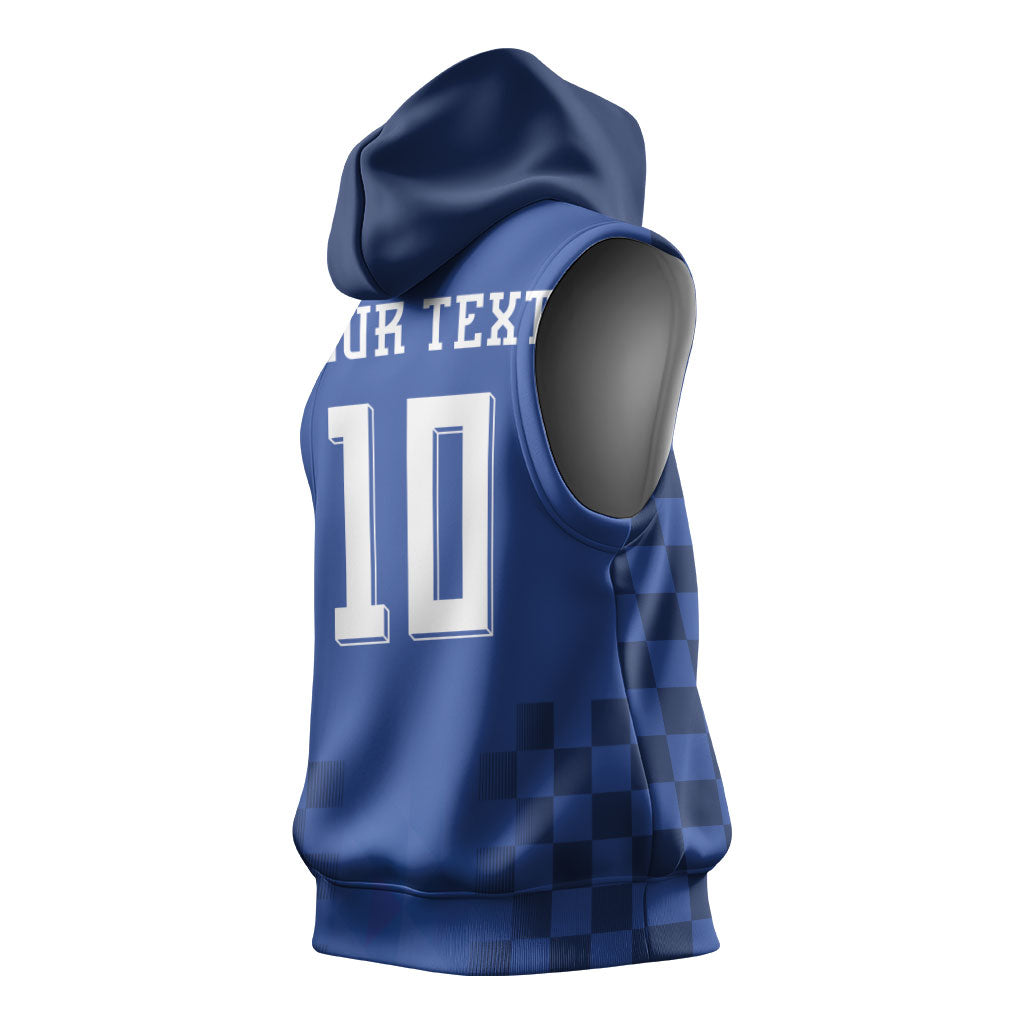 Croatia Football Custom Sleeveless Hoodie Vatreni Glory 2026 Away Colors
