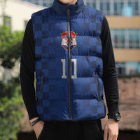 Croatia Football Custom Sleeveless Puffer Jacket Vatreni Glory 2026 Away Colors