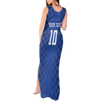 Croatia Football Custom Tank Maxi Dress Vatreni Glory 2026 Away Colors