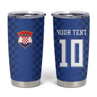 Croatia Football Custom Tumbler Cup Vatreni Glory 2026 Away Colors
