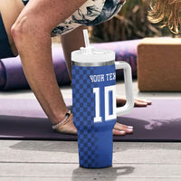 Croatia Football Custom Tumbler With Handle Vatreni Glory 2026 Away Colors