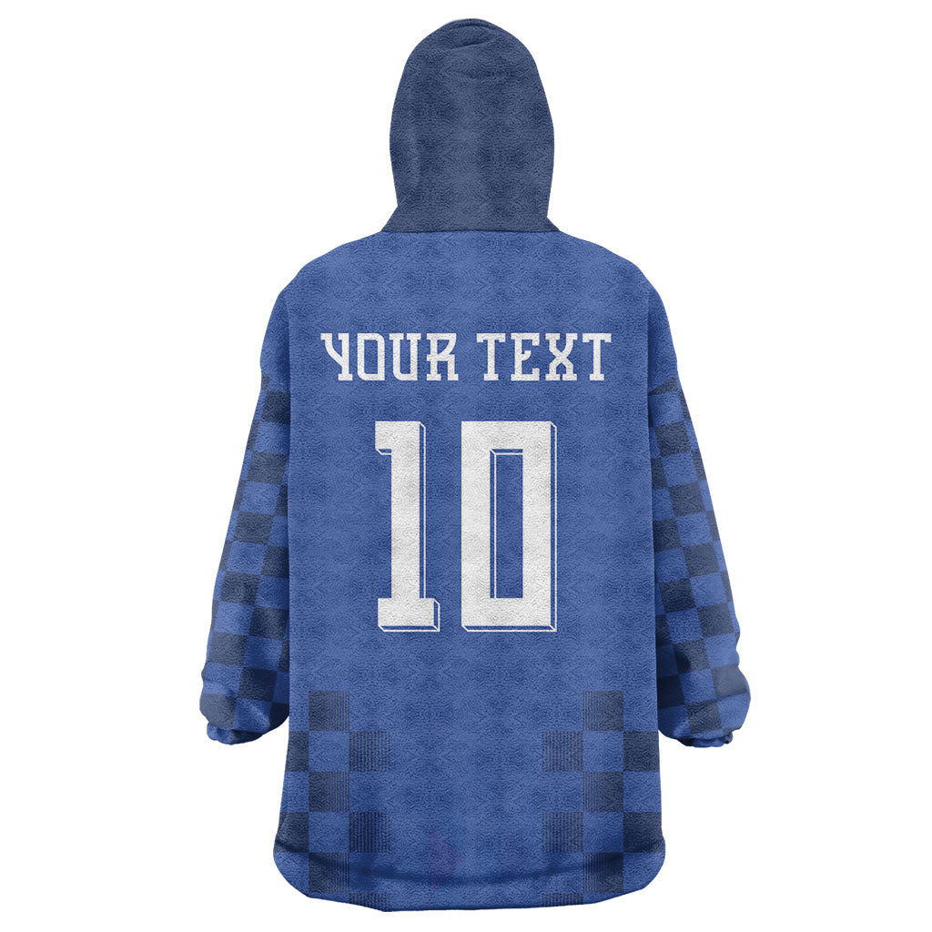Croatia Football Custom Wearable Blanket Hoodie Vatreni Glory 2026 Away Colors