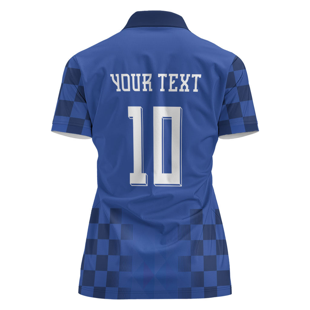 Croatia Football Custom Women Polo Shirt Vatreni Glory 2026 Away Colors