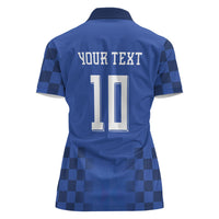 Croatia Football Custom Women Polo Shirt Vatreni Glory 2026 Away Colors