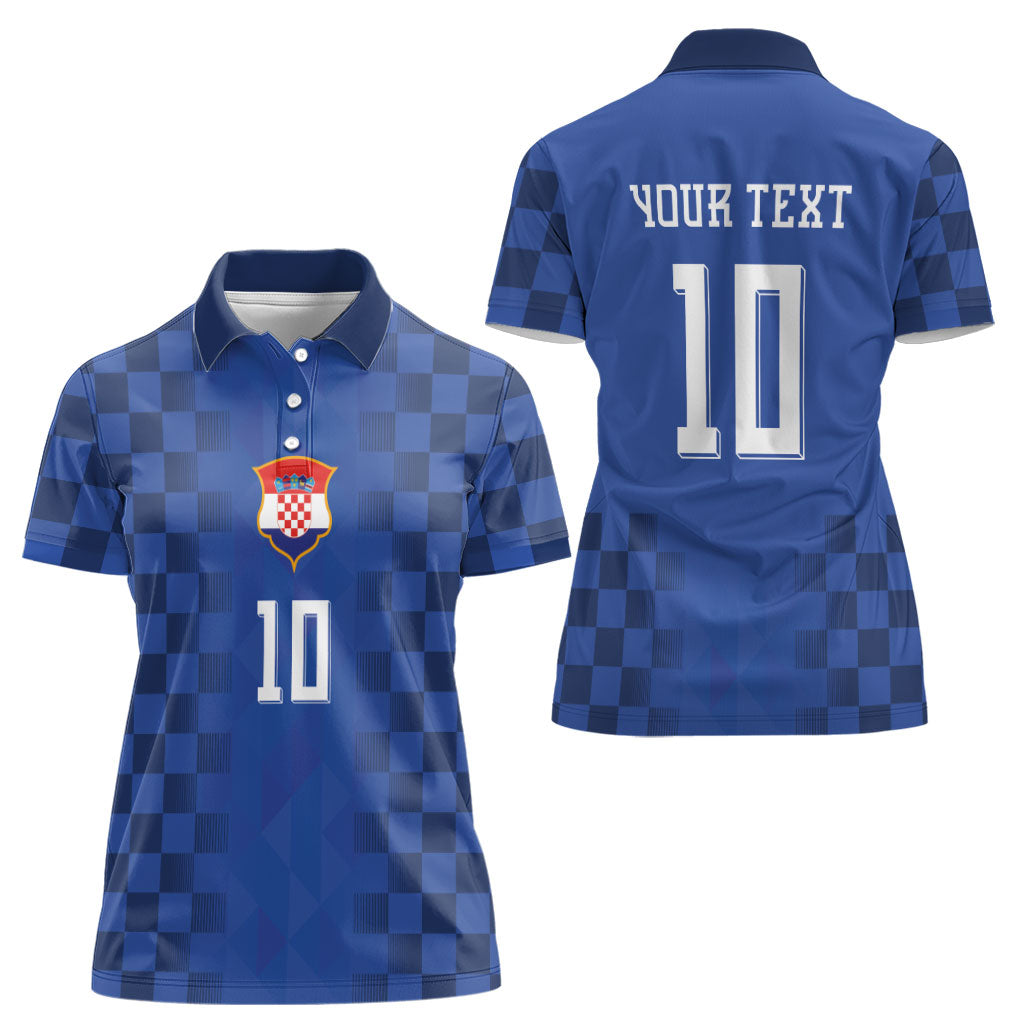 Croatia Football Custom Women Polo Shirt Vatreni Glory 2026 Away Colors