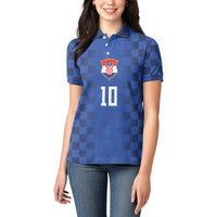 Croatia Football Custom Women Polo Shirt Vatreni Glory 2026 Away Colors