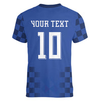 Croatia Football Custom Women V-Neck T-Shirt Vatreni Glory 2026 Away Colors