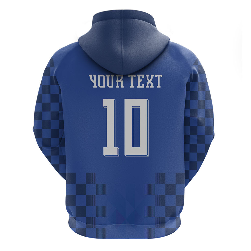 Croatia Football Custom Zip Hoodie Vatreni Glory 2026 Away Colors