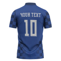 Croatia Football Custom Zipper Polo Shirt Vatreni Glory 2026 Away Colors