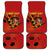 Personalised Spain Football 2024 Car Mats La Roja The Fourth Time Champion European - Wonder Print Shop