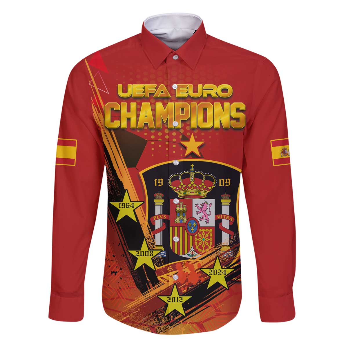 Personalised Spain Football 2024 Family Matching Puletasi and Hawaiian Shirt La Roja The Fourth Time Champion European - Wonder Print Shop