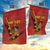 Personalised Spain Football 2024 Garden Flag La Roja The Fourth Time Champion European - Wonder Print Shop