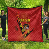 Personalised Spain Football 2024 Quilt La Roja The Fourth Time Champion European - Wonder Print Shop