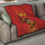 Personalised Spain Football 2024 Quilt La Roja The Fourth Time Champion European - Wonder Print Shop