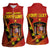 Personalised Spain Football 2024 Women Sleeveless Polo Shirt La Roja The Fourth Time Champion European - Wonder Print Shop